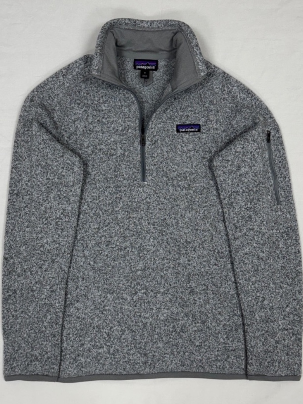 Patagonia Gray Quarter Zip Women's Fleece Jacket